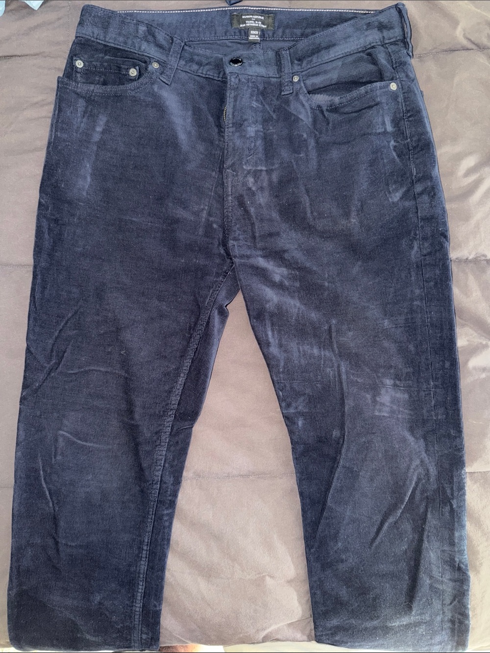 Men's Banana Republic Navy Corduroy Pants 32x32